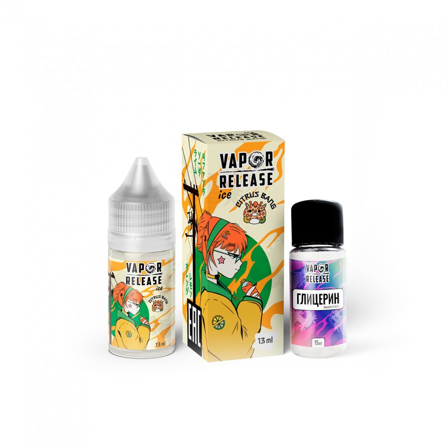 Фото и внешний вид — Конструктор VAPOR RELEASE - Citrus Bang (Апельсин Лимон Лайм) 30мл 0мг