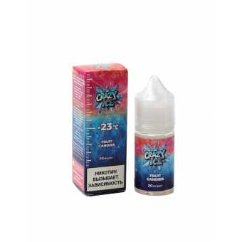 Жидкость CRAZY ICE SALT - Fruit Candies (Фруктовые Конфеты) 30мл 20мг
