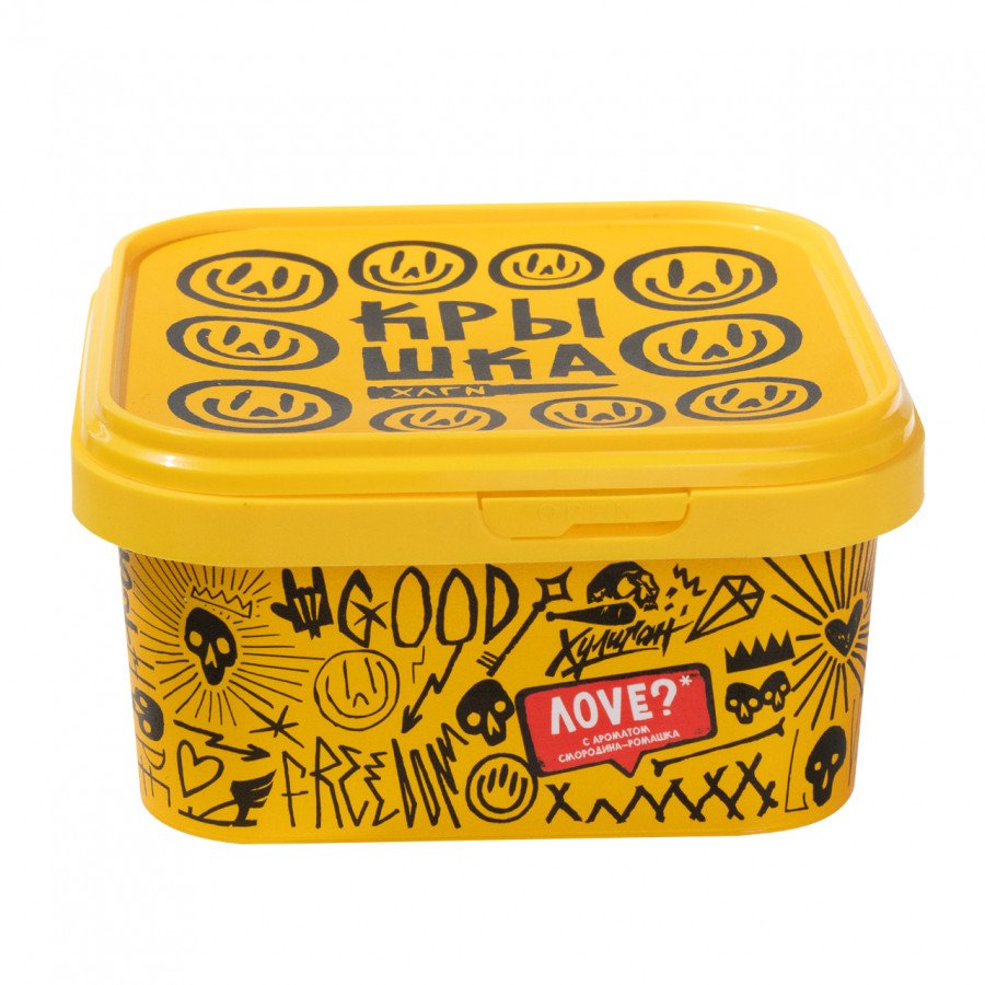 Фото и внешний вид — Табак для кальяна ХУЛИГАН 200г - Love (Смородина ромашка)