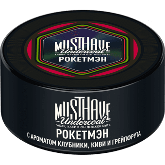 Табак для кальяна MUST HAVE 125г - с ароматом Рокетмэн (Клубника Киви Грейпфрут)