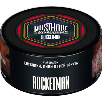 Табак для кальяна MUST HAVE 125гр - Rocketman (с ароматом Клубники, Киви и Грейпфрута)
