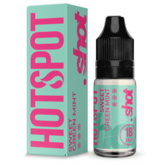Жидкость HOTSPOT SHOT SALT - Sweet Green Mint (Сладкая зеленая мята) 10мл 18мг
