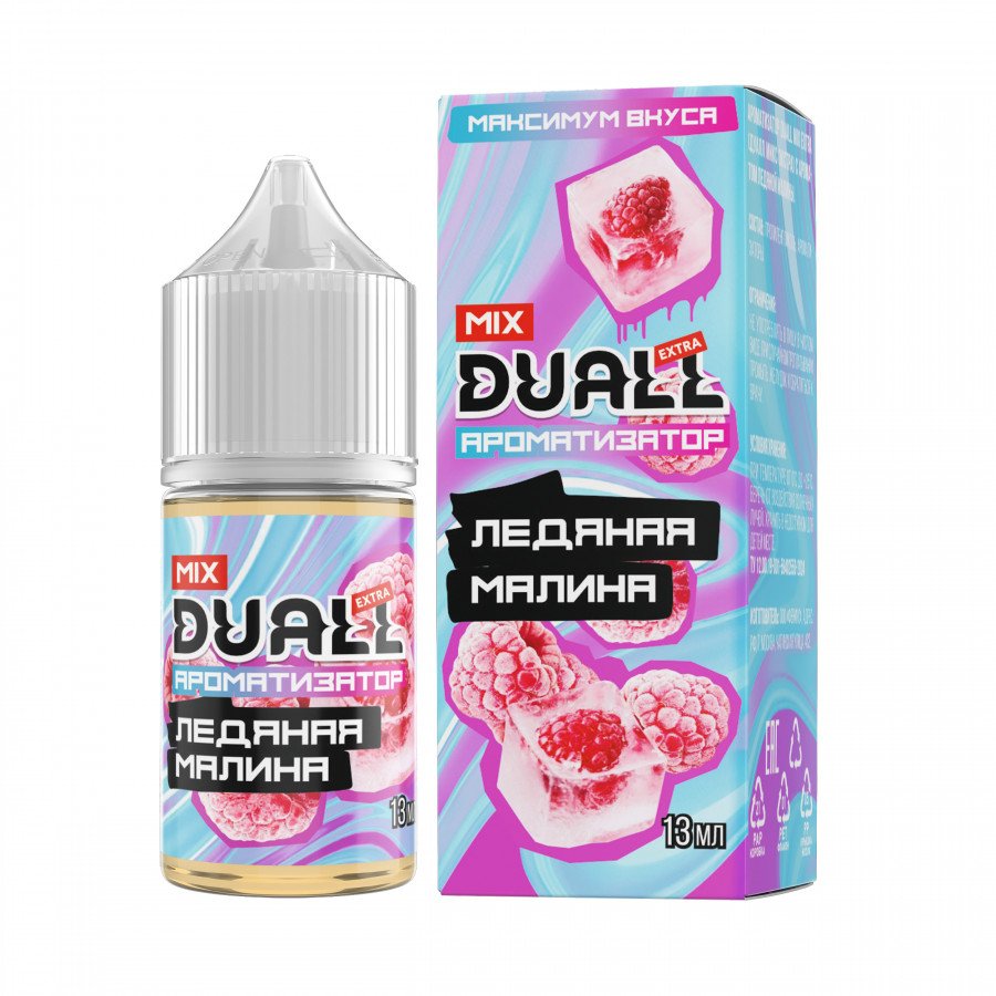 Фото и внешний вид — Конструктор DUALL MIX EXTRA - Ледяная Малина 30мл 0мг