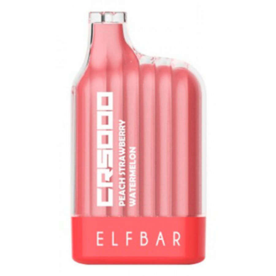 Фото и внешний вид — Персональный испаритель ELF BAR 5000 - Персик Клубника Арбуз