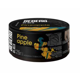 Табак для кальяна SEBERO BLACK 25г - Pineapple (Ананас)