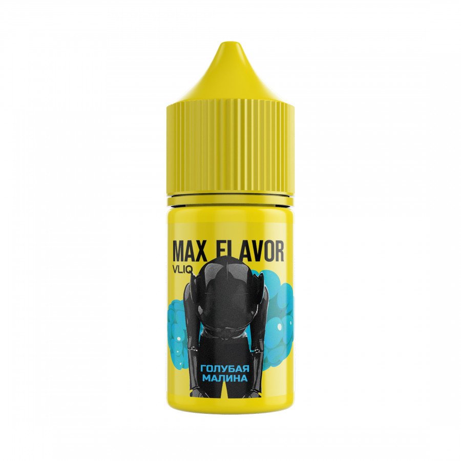Фото и внешний вид — Жидкость VLIQ MAX FLAVOUR SALT - Голубая Малина 27мл 0мг