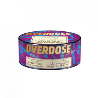 Табак для кальяна OVERDOSE 25г - Юдзу Ветивер Мята