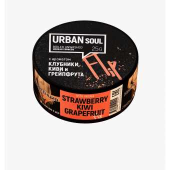 Табак для кальяна URBAN SOUL 25г - Клубника, киви и грейпфрут