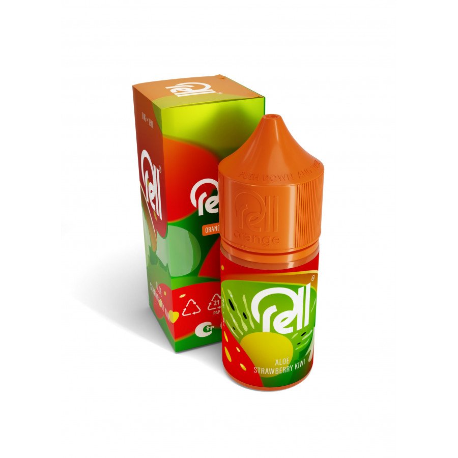 Купить Жидкость RELL ORANGE SALT - Aloe Strawberry Kiwi (Алоэ киви  клубника) 28мл 0мг по низкой цене в Екатеринбурге