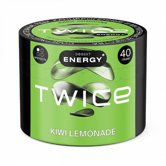 Табак для кальяна TWICE 40г - Kiwi Lemonade (Киви лимонад)