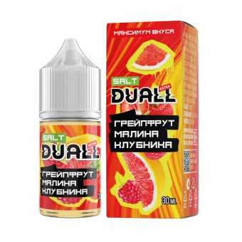 Жидкость DUALL EXTRA SALT - Грейпфрут Малина Клубника 30мл 20мг