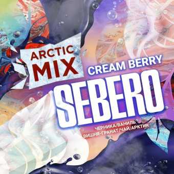 Табак для кальяна SEBERO 60гр - Cream Berry (Черника, ваниль, вишня, гранат, чай, арктик)