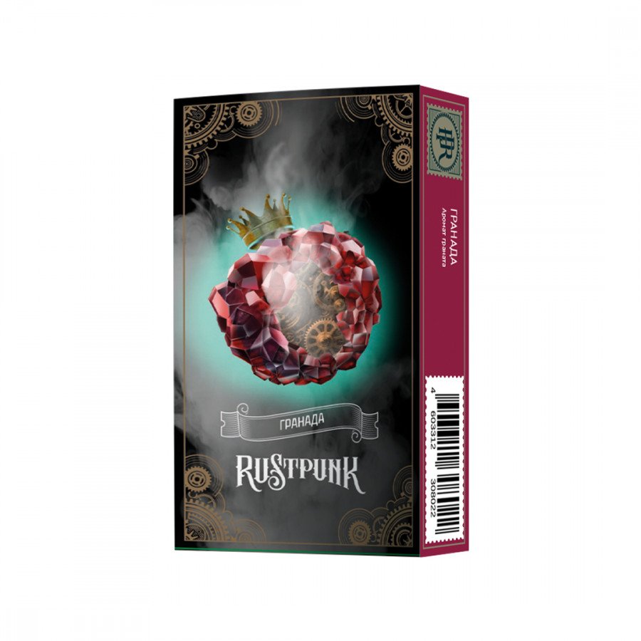 Фото и внешний вид — Табак для кальяна RUSTPUNK 40г - Гранада (с ароматом гранат)