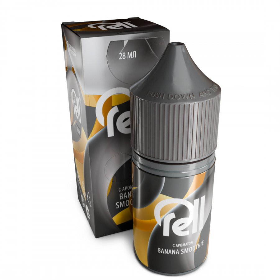 Фото и внешний вид — Жидкость RELL GRAY SALT - Банановый смузи 28мл 0мг