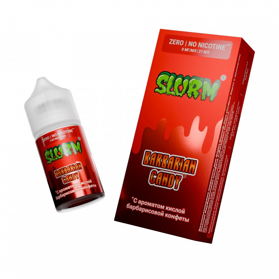 Фото и внешний вид — Жидкость SLURM SALT - Barbarian Candy (Кислая барбарисовая конфета) 27мл 0мг
