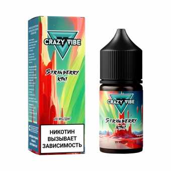 Жидкость CRAZY VIBE SALT - Strawberry Kiwi (Клубника Киви) 30мл 20мг