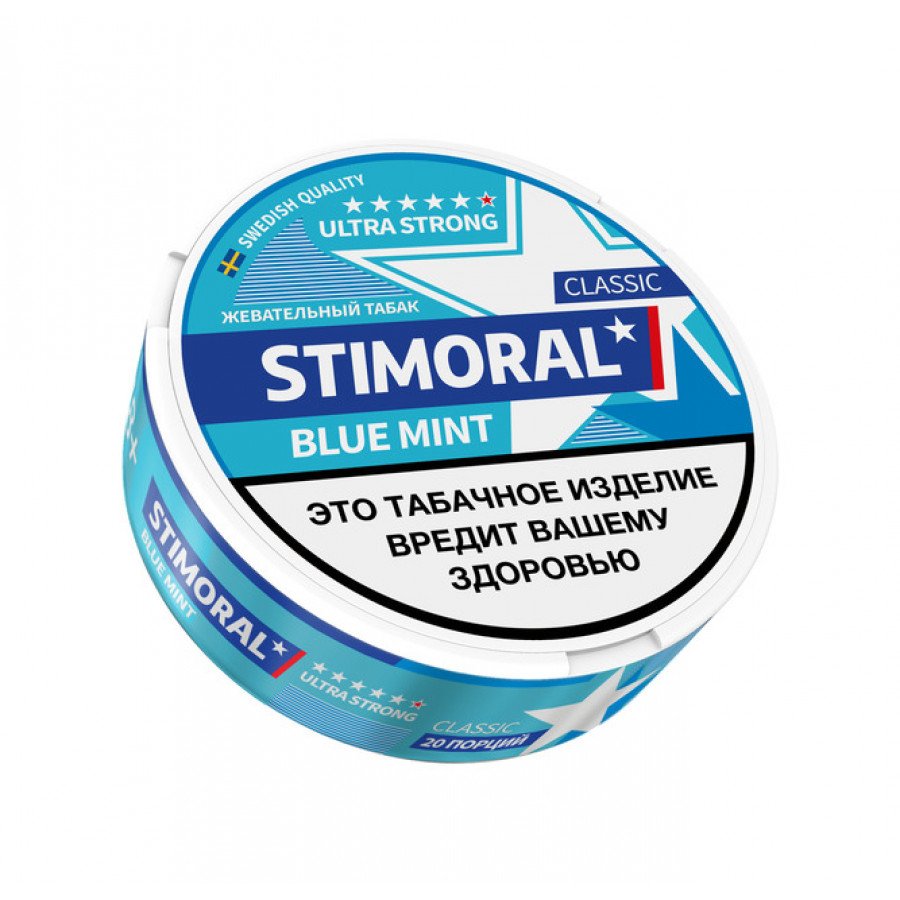 Фото и внешний вид — Табак STIMORAL CLASSIC - Blue Mint 10г