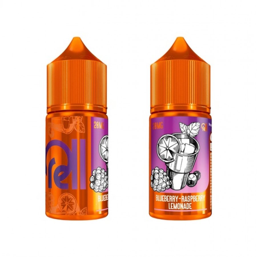 Фото и внешний вид — Жидкость RELL ORANGE SALT - Blueberry Raspberry Lemonade (Лимонад черника малина) 30мл 20мг