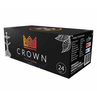 Уголь CROWN Брикет (22мм 24шт)