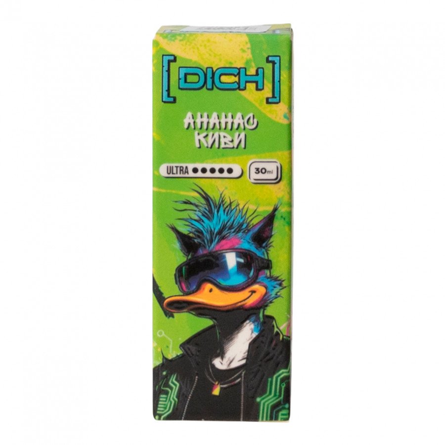 Фото и внешний вид — Жидкость DICH SALT - Ананас Киви 30мл 20мг
