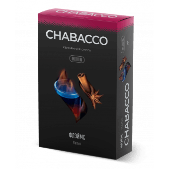 Смесь для кальяна Chabacco 50гр medium - Flames (Флеймс)