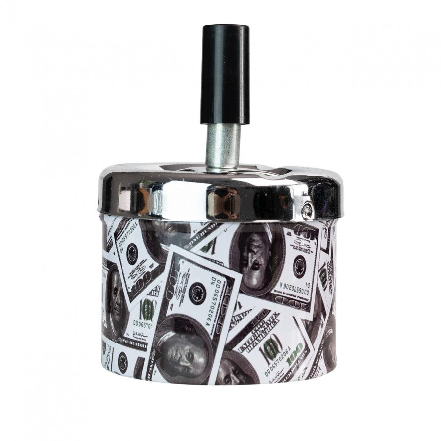 Фото и внешний вид — Пепельница крутящаяся ASHTRAY Currency d 7,5см