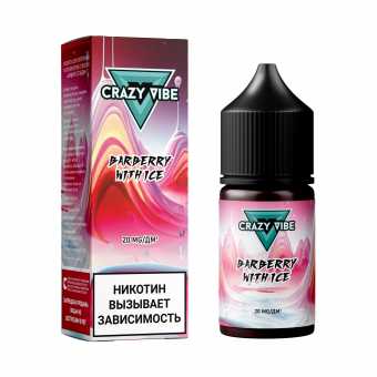 Жидкость CRAZY VIBE SALT - Barberry Ice (Барбарис со льдом) 30мл 20мг