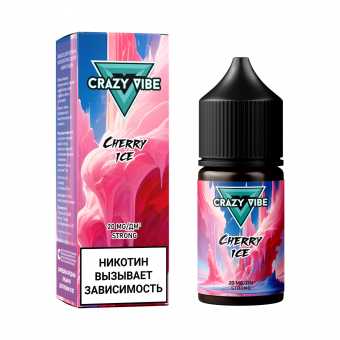 Жидкость CRAZY VIBE SALT - Cherry Ice (Вишня со льдом) 30мл strong