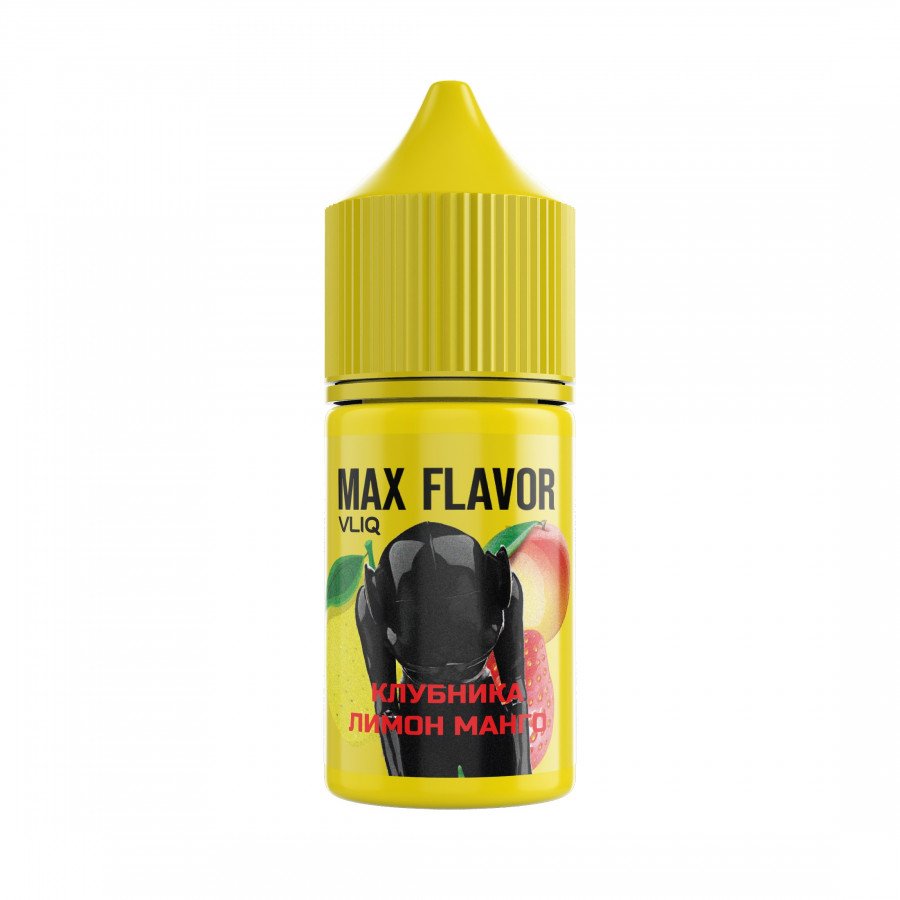 Фото и внешний вид — Жидкость VLIQ MAX FLAVOUR SALT - Клубника Лимон Манго 27мл 0мг