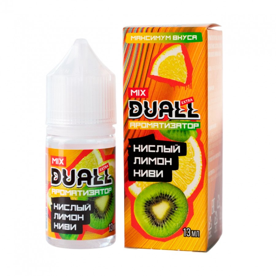 Фото и внешний вид — Конструктор DUALL MIX EXTRA - Кислый Лимон Киви 30мл 0мг