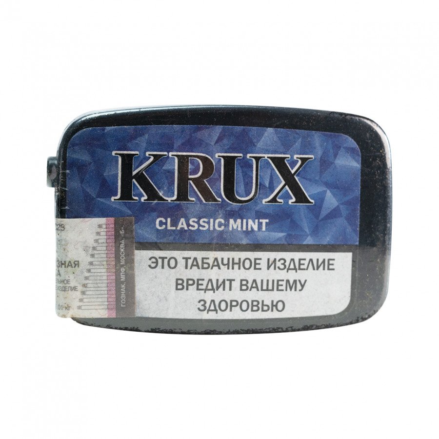 Фото и внешний вид — Табак Нюхательный KRUX - Classic Mint (Мята) 10гр