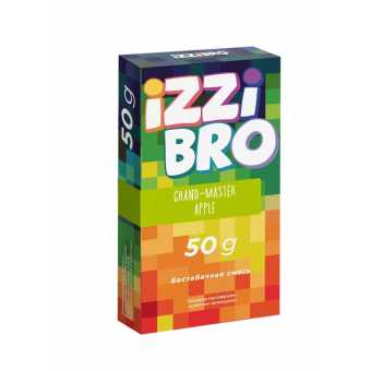 Смесь для кальяна IZZIBRO 50г - Grand-Master Apple (Ледяное зеленое яблоко)