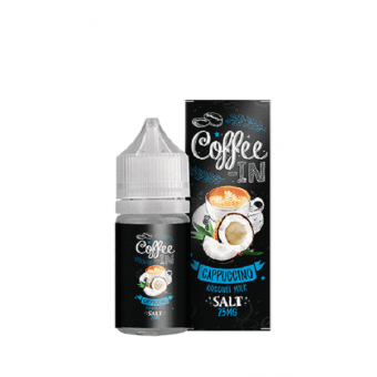 Жидкость COFFEE-IN SALT - Cappuccino Coconut Milk (Капучино с кокосовым молоком) 30мл 20мг