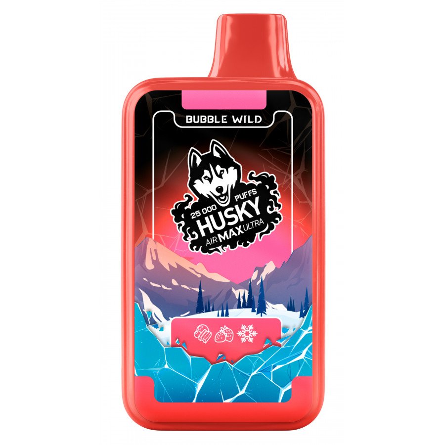 Фото и внешний вид — HUSKY ULTRA - Bubble Wild (Лесная Клубника Жвачка)