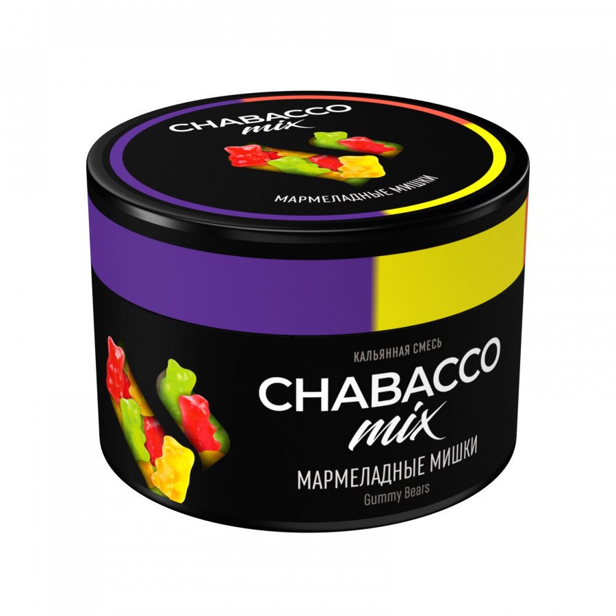 Фото и внешний вид — Смесь для кальяна Chabacco 40г medium - Gummy Bears (Мармеладные мишки)