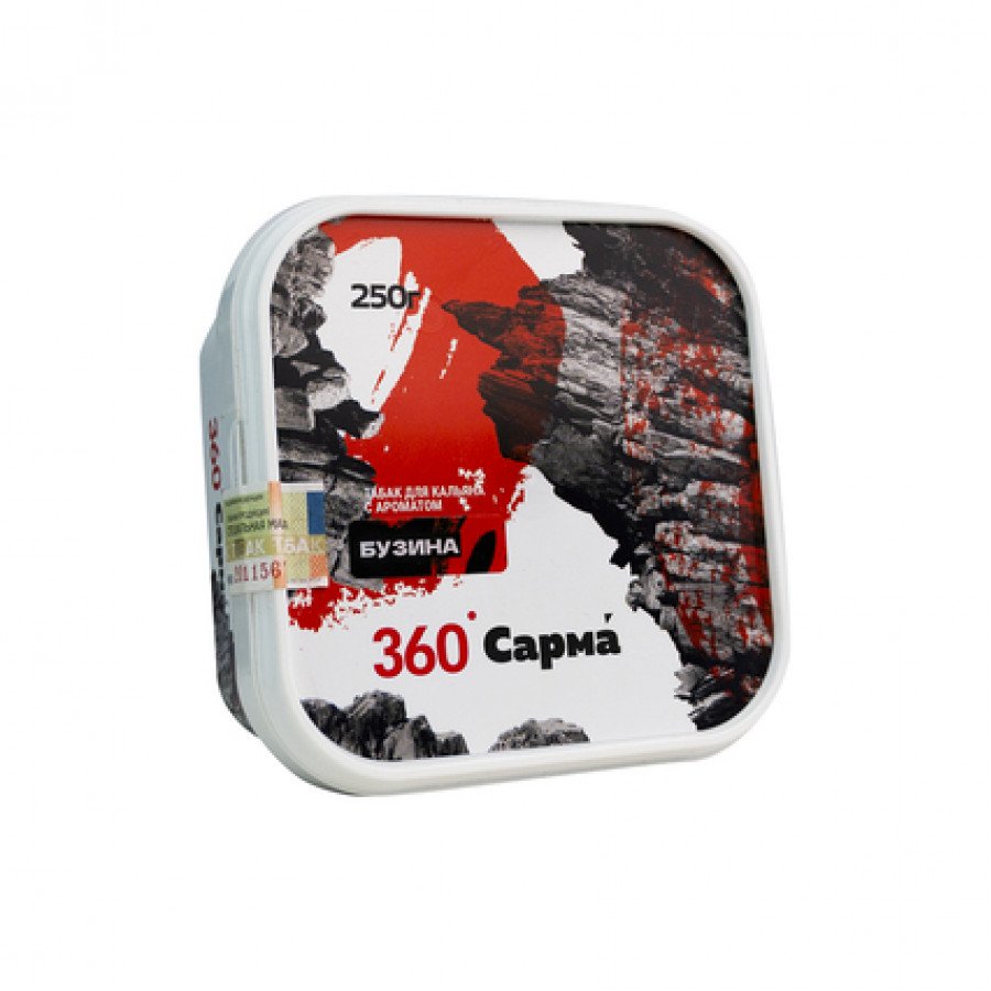 Фото и внешний вид — Табак для кальяна САРМА 360 250г - Бузина