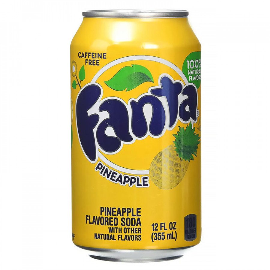 Фото и внешний вид — Fanta - Pineapple 355мл