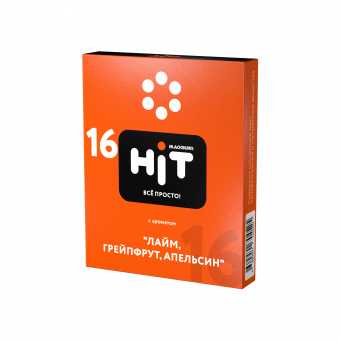 Табак для кальяна HiT 30г - 16. Лайм Грейпфрут Апельсин