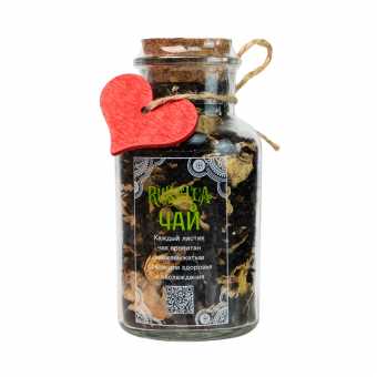 Чай черный RUSTTEA - Имбирь, грецкий орех, карамель 55г