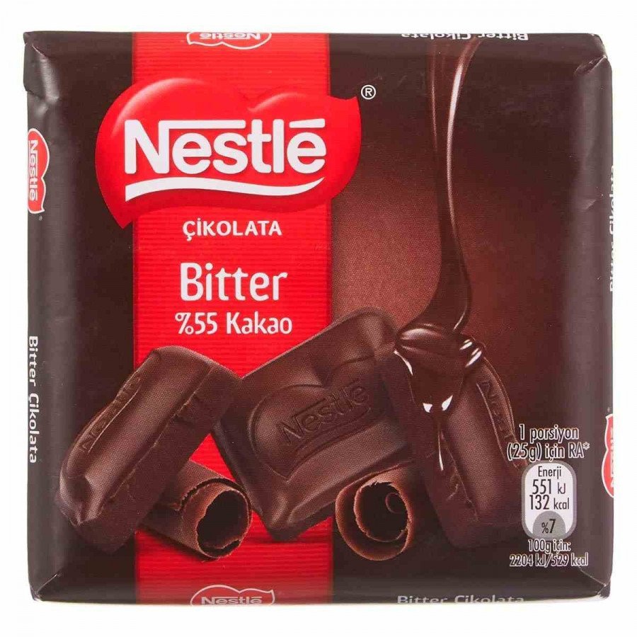 Фото и внешний вид — Шоколад Nestle - Bitter 55% какао 60г (6шт/уп)