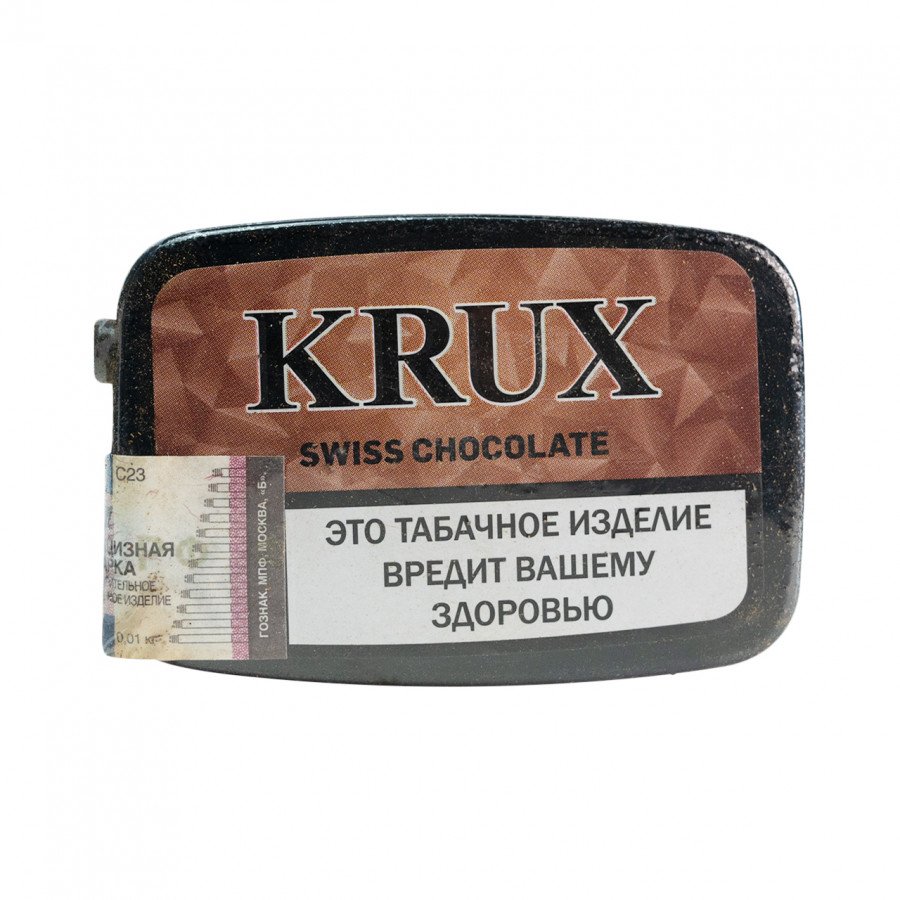 Фото и внешний вид — Табак Нюхательный KRUX - Swiss Chocolate (Шоколад) 10гр