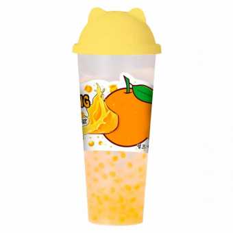 Напиток с шариками Хэ Лейи со вкусом апельсина 620мл (15шт/уп)