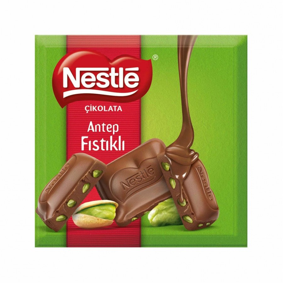 Фото и внешний вид — Nestle Молочный шоколад c фисташками 60г (6шт/уп)*24