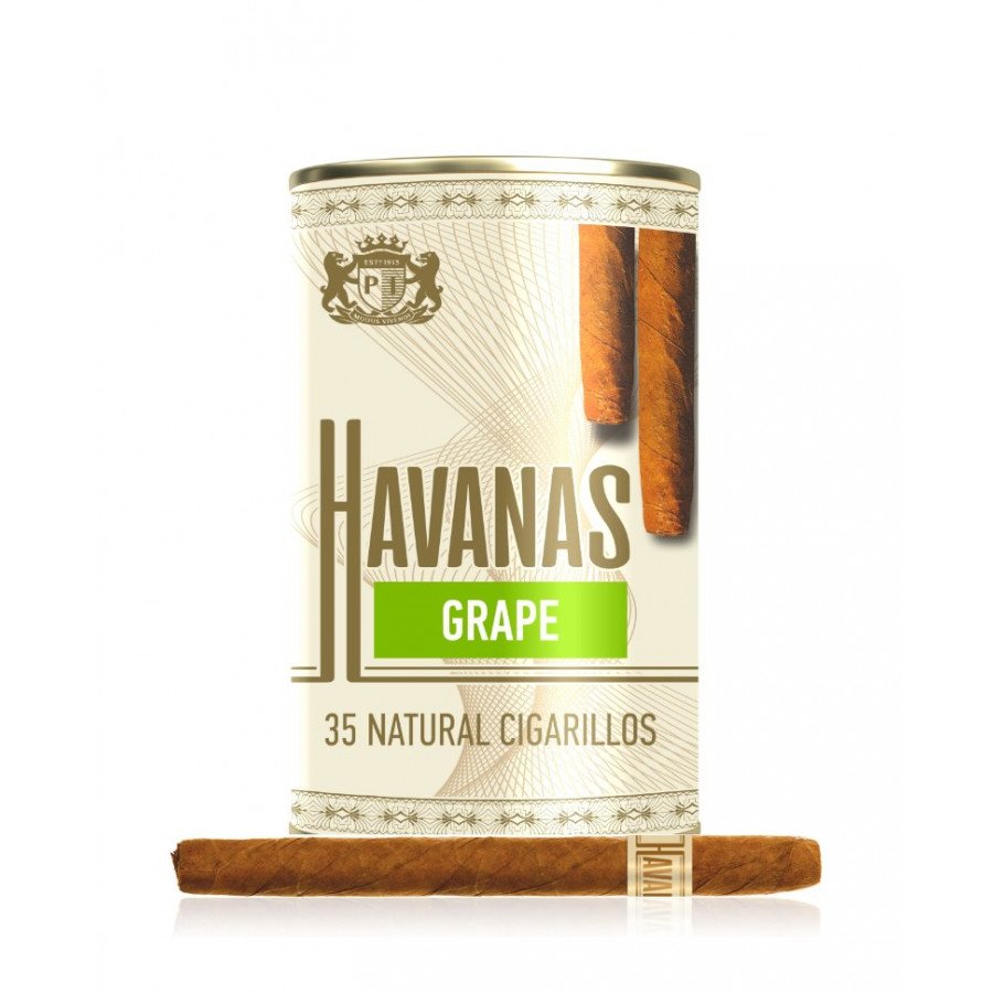 Фото и внешний вид — Сигариллы HAVANAS - Grape (Виноград) 1шт