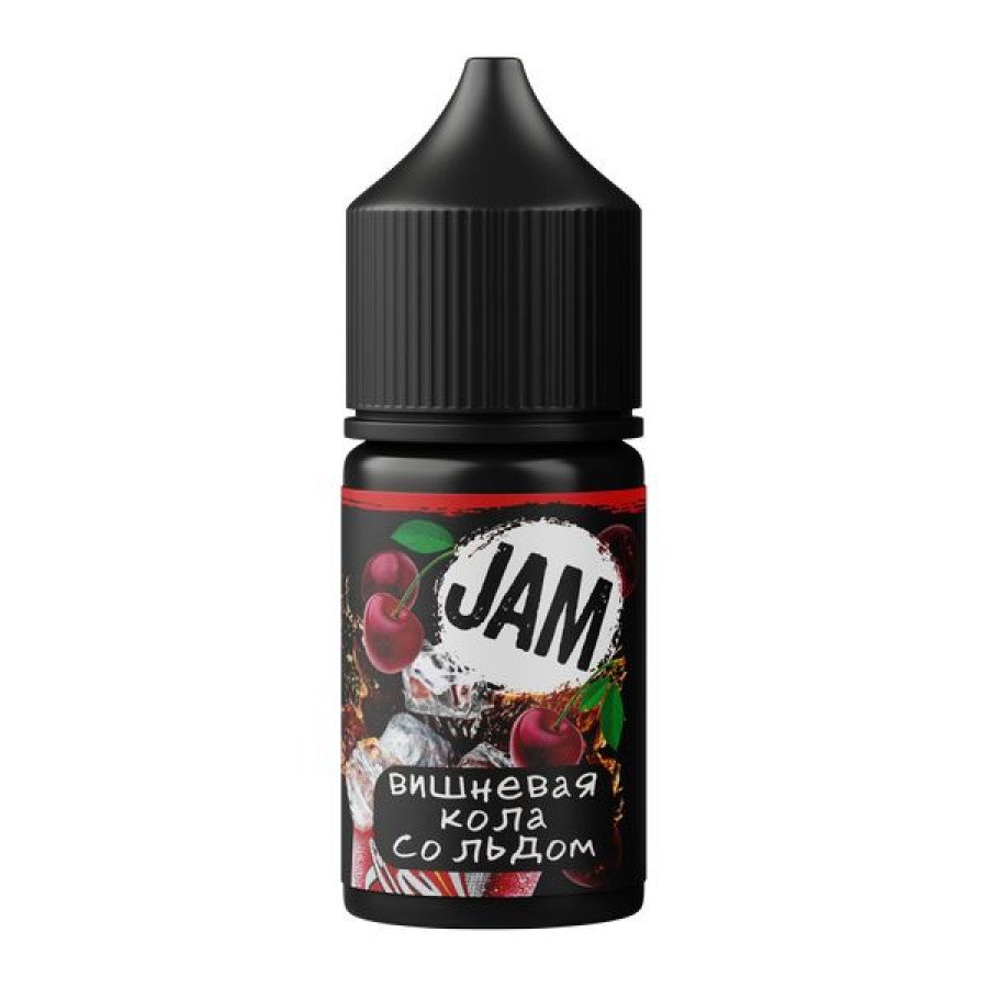Фото и внешний вид — Жидкость JAM SALT - Вишневая кола со льдом 30мл strong