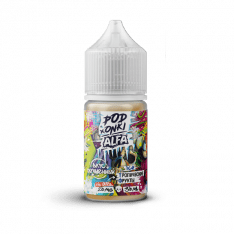 Жидкость PODONKI x ALFA VAPE SALT - Тропические Фрукты 30мл strong