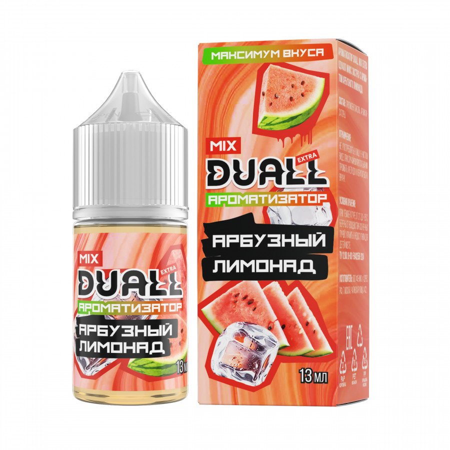Фото и внешний вид — Конструктор DUALL MIX EXTRA - Арбузный Лимонад 30мл 0мг