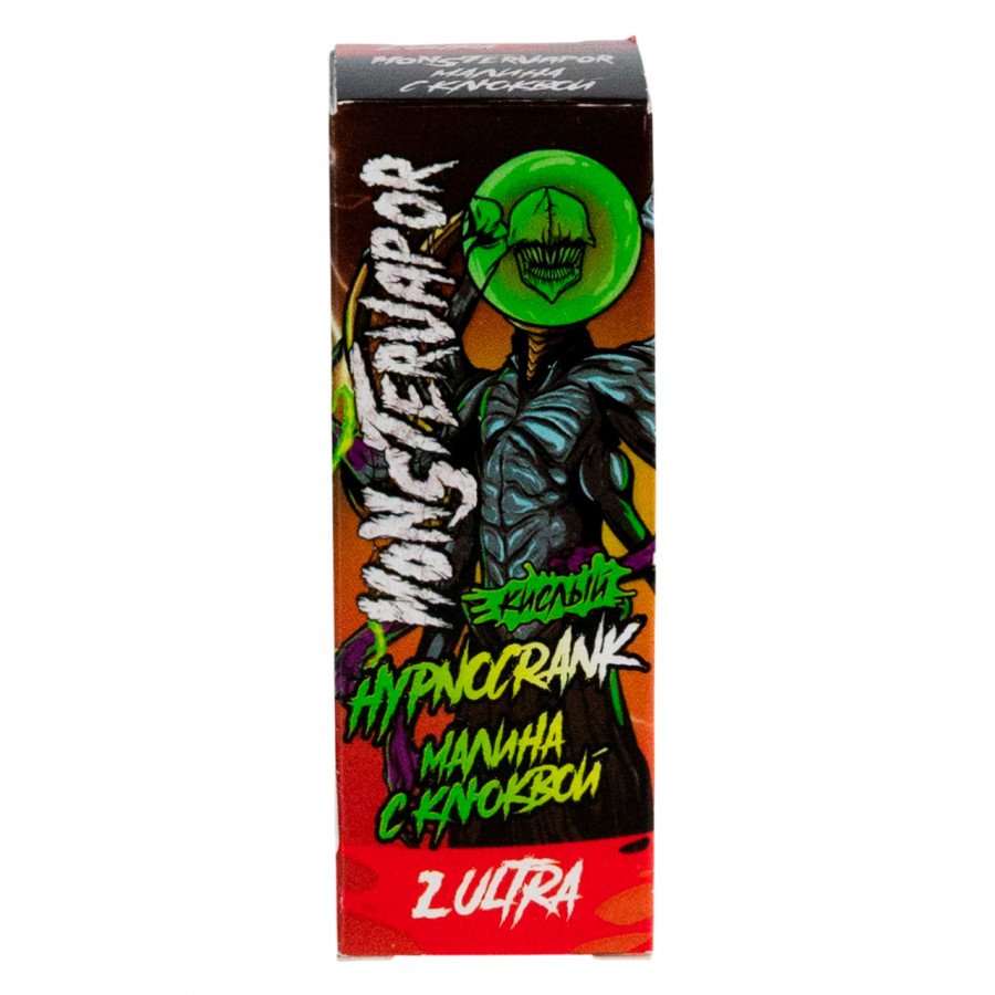 Фото и внешний вид — Жидкость MONSTERVAPOR SALT - Hypnocrank (Малина с клюквой) 30мл strong