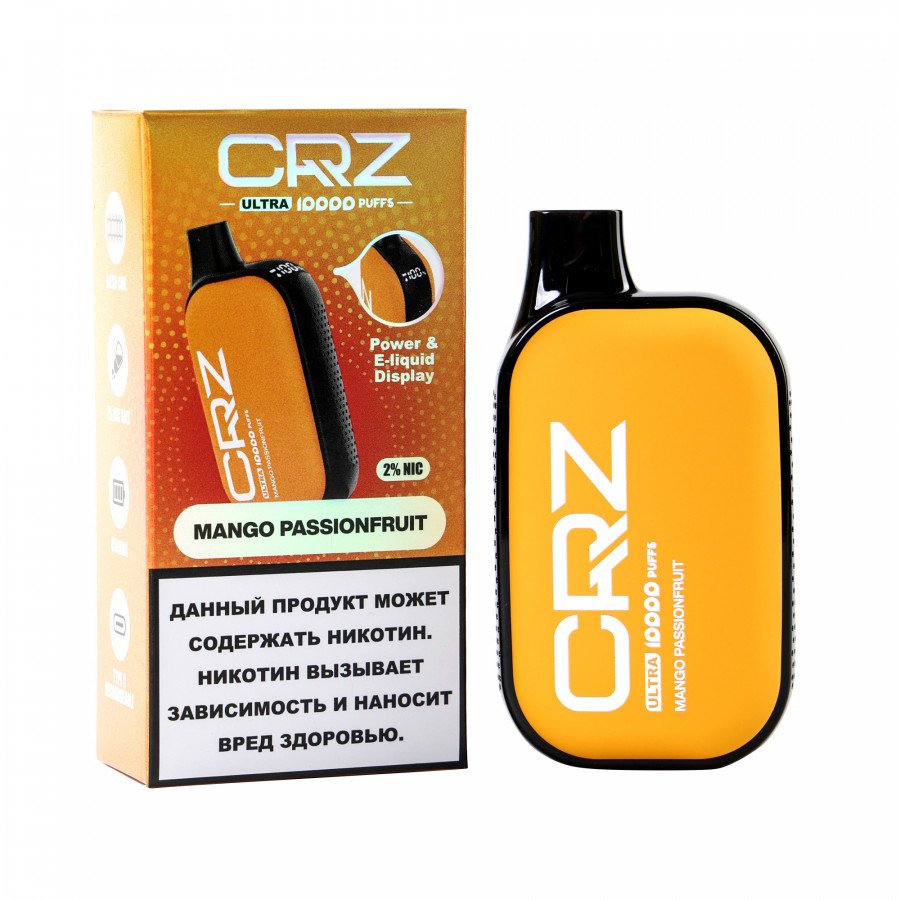 Фото и внешний вид — CRZ 10000 ULTRA - Манго Маракуйя (Mango Passionfruit)