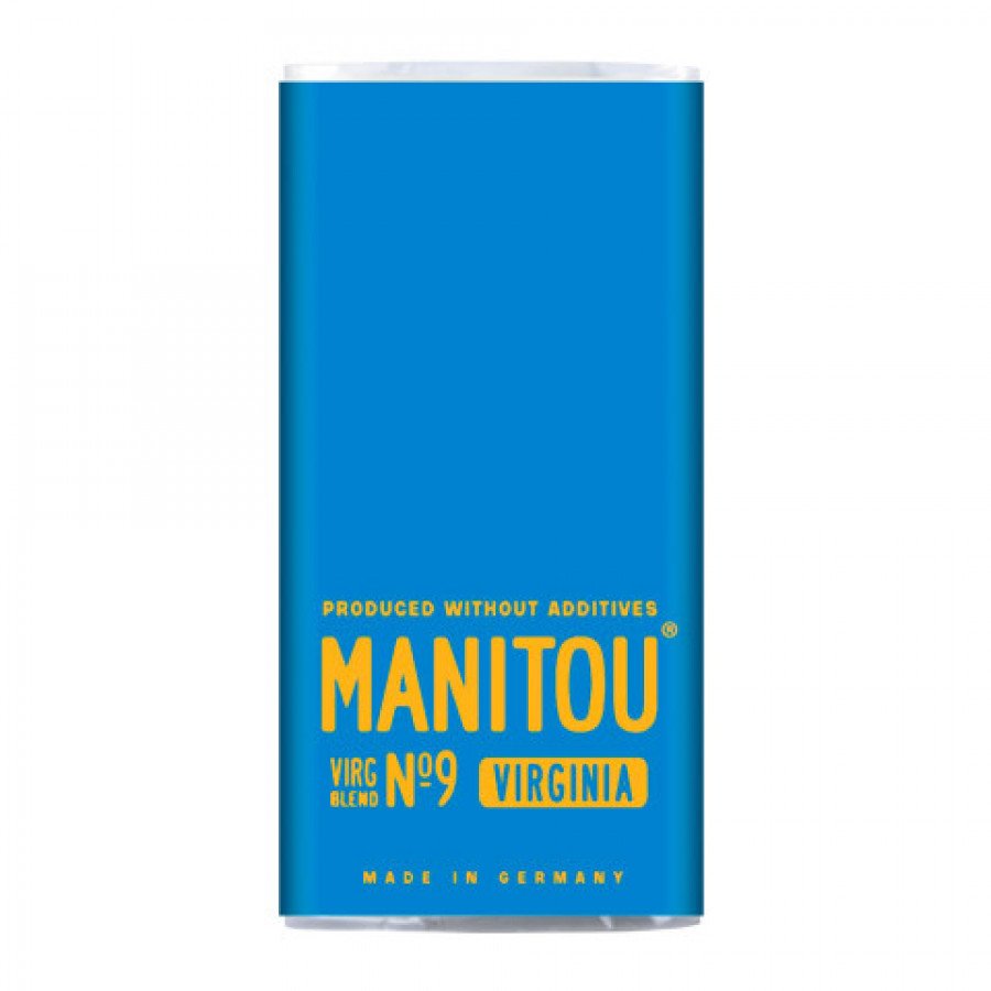 Фото и внешний вид — Сигаретный табак MANITOU - Virginia Blue 30гр